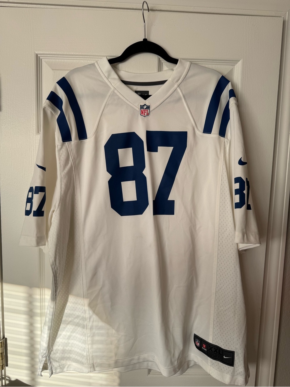 NFL Colts Nike Jersey #87 Reggie Wayne Men’s XXL